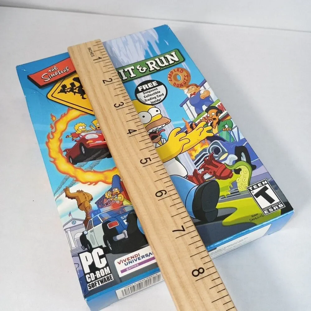 The Simpsons Hit & Run PC Box 2003 Brand New Factory Sealed Rare